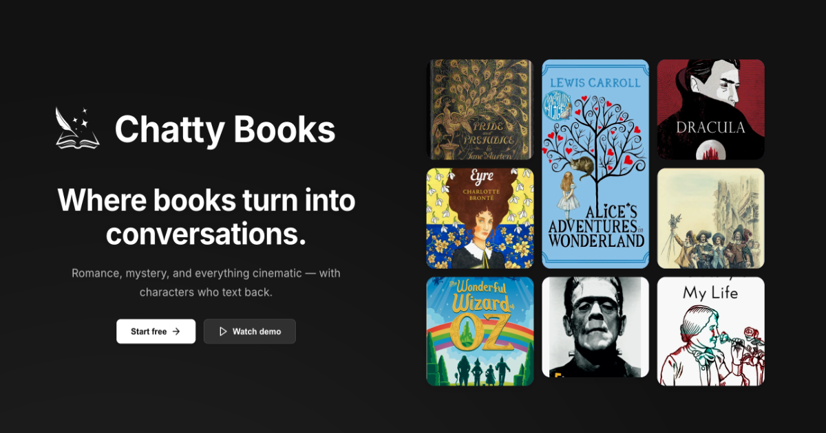 Chatty Books social preview